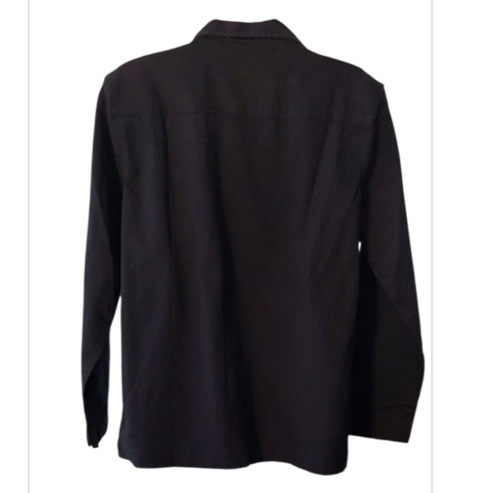 NWT Thereabouts Boys Black Twill Cargo Jacket  ~sz L 14/16 - Picture 4 of 6